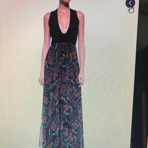 Alice and Olivia handkerchief maxi dress